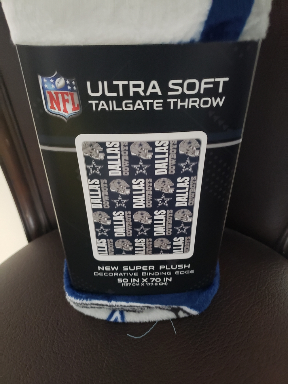 Dallas Cowboys Super Plush NFL Ultra Soft Tailgate Throw 50×70